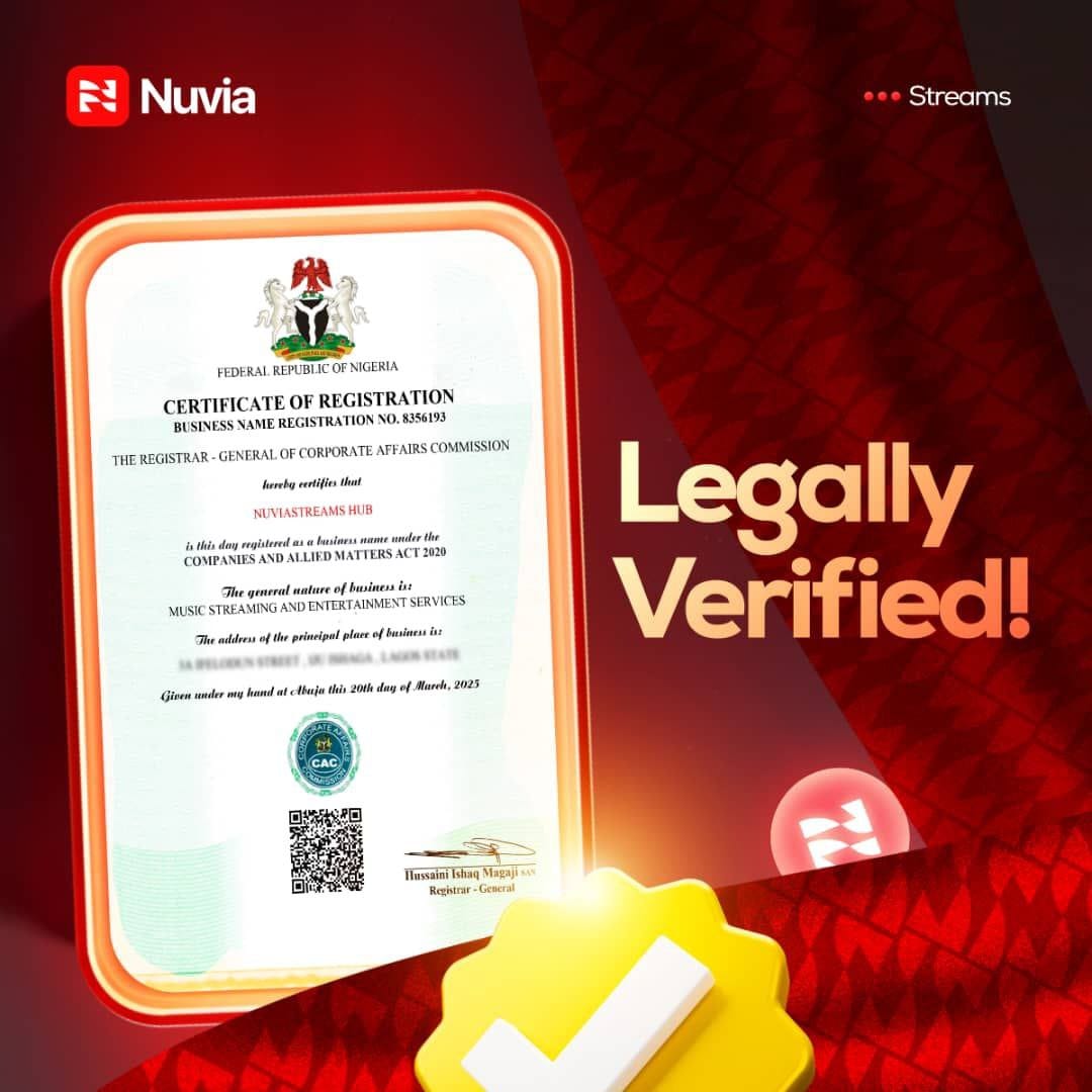 Nuvia-Streams-CAC-registration